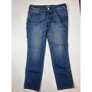 Levi's Jeans Size 15 Rare Embroidery,‎ Patch, Tags And Button 36x32 Womens's